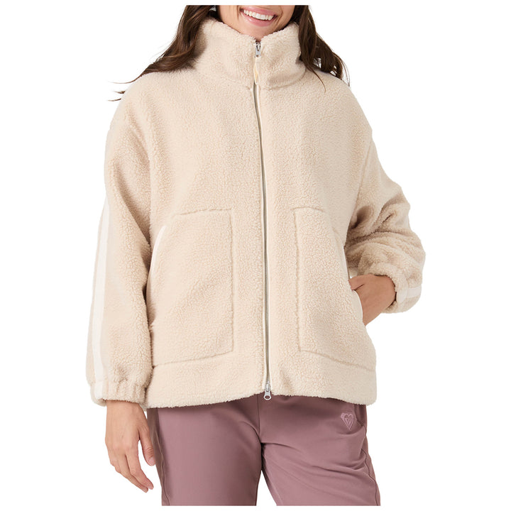 Roxy Amara Sherpa Jacket - Women's Fog