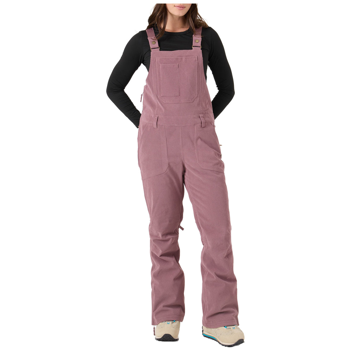 Roxy Rideout Bib - Women's Rose Taupe