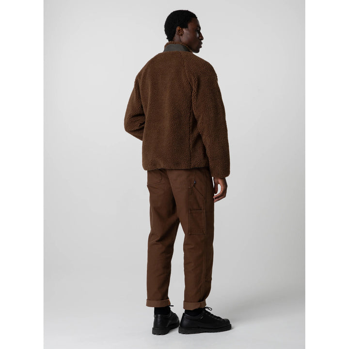 Finisterre Offshore Deep Pile Fleece - Men's Acorn Brown/Raven
