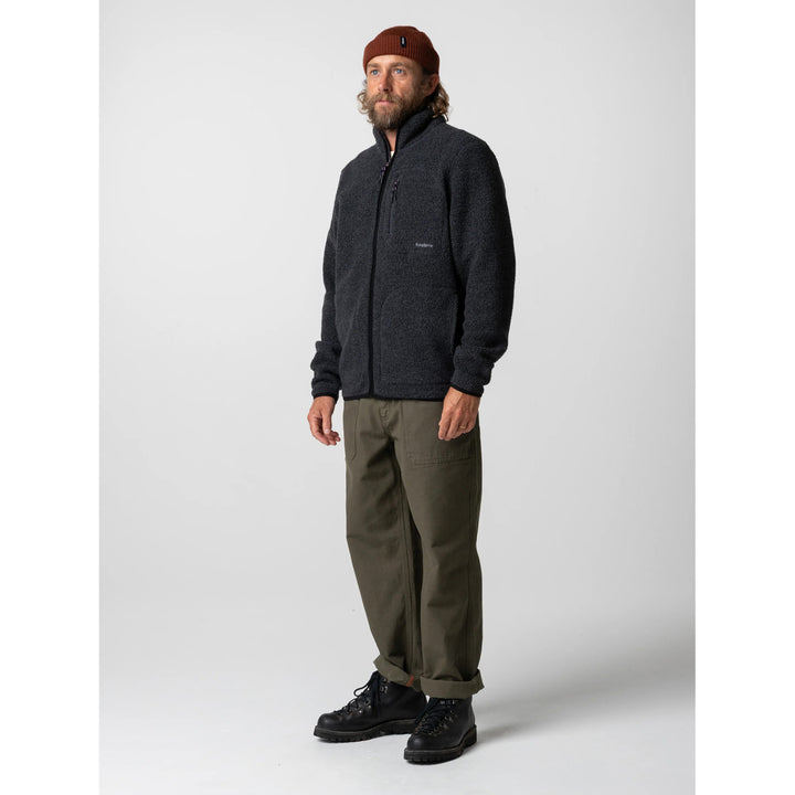 Finisterre Portell Wool Fleece Jacket - Men's Slate