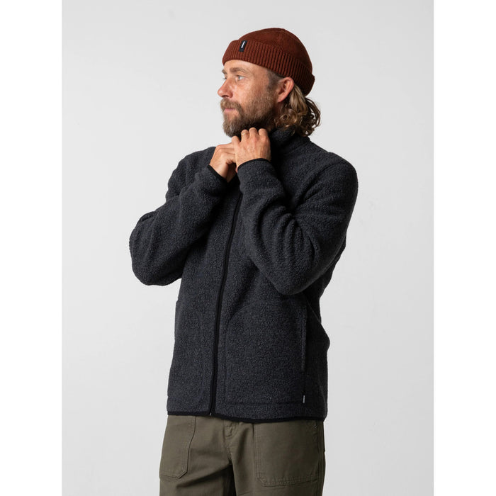 Finisterre Portell Wool Fleece Jacket - Men's Slate