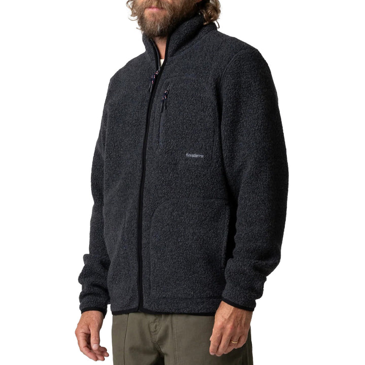 Finisterre Portell Wool Fleece Jacket - Men's Slate