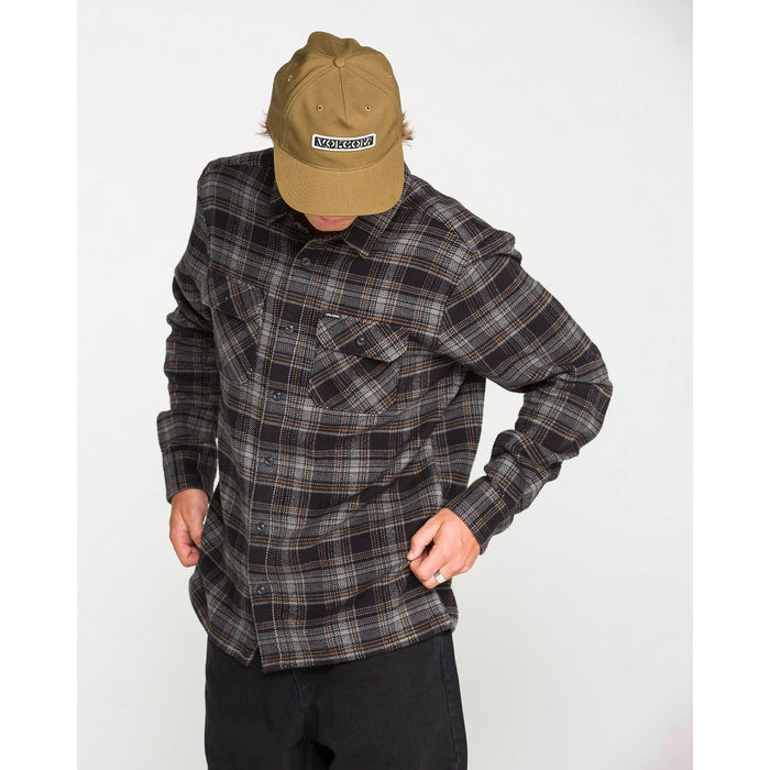 Volcom Johnstone Long-Sleeve Shirt - Men's Black