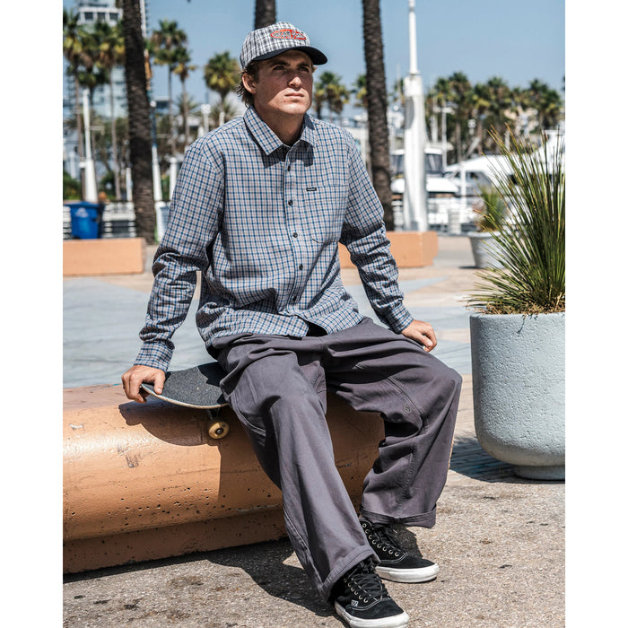 Volcom Landos Long-Sleeve Shirt - Men's Light Navy