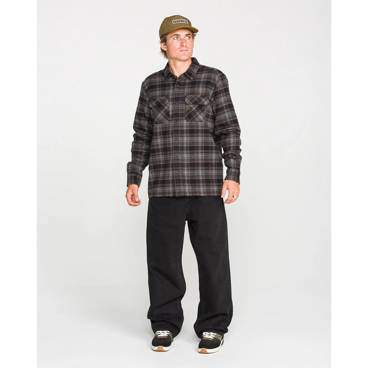 Volcom Johnstone Long-Sleeve Shirt - Men's Black