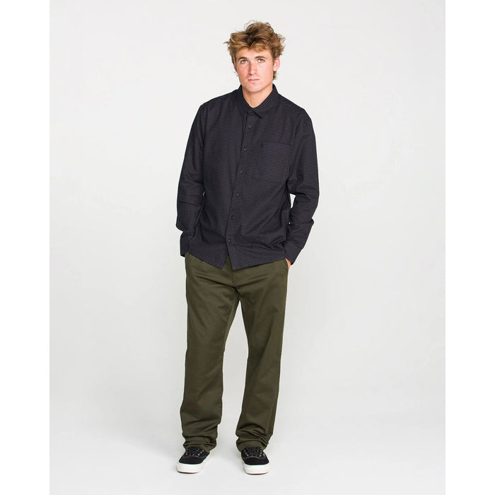Volcom Glasnow Long-Sleeve Shirt - Men's Black