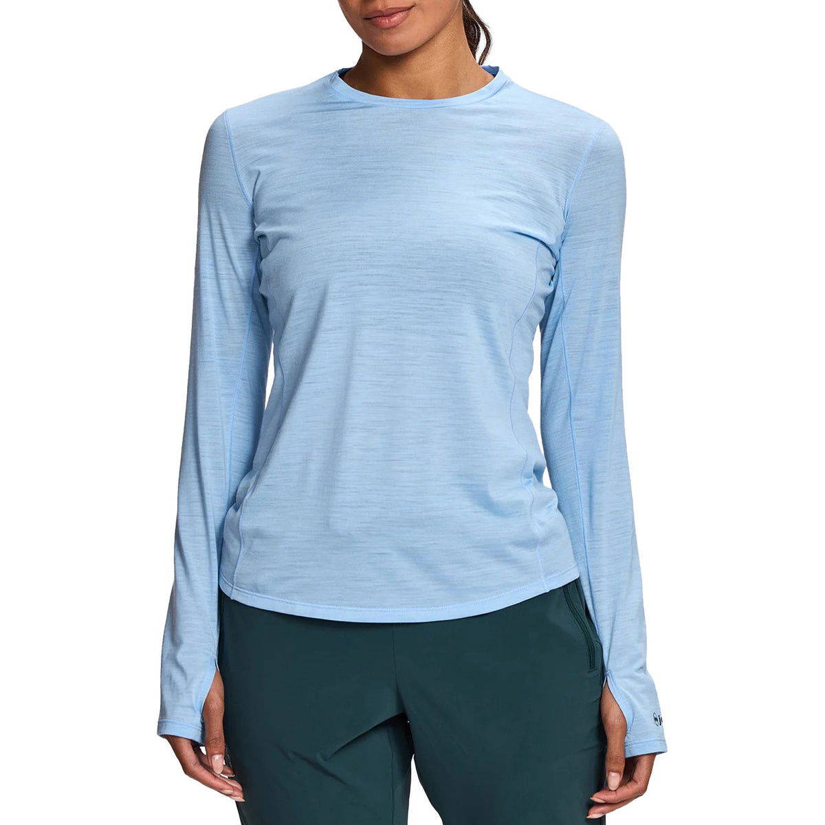 Janji Repeat Merino Long Sleeve Shirt - Women's Cosmic
