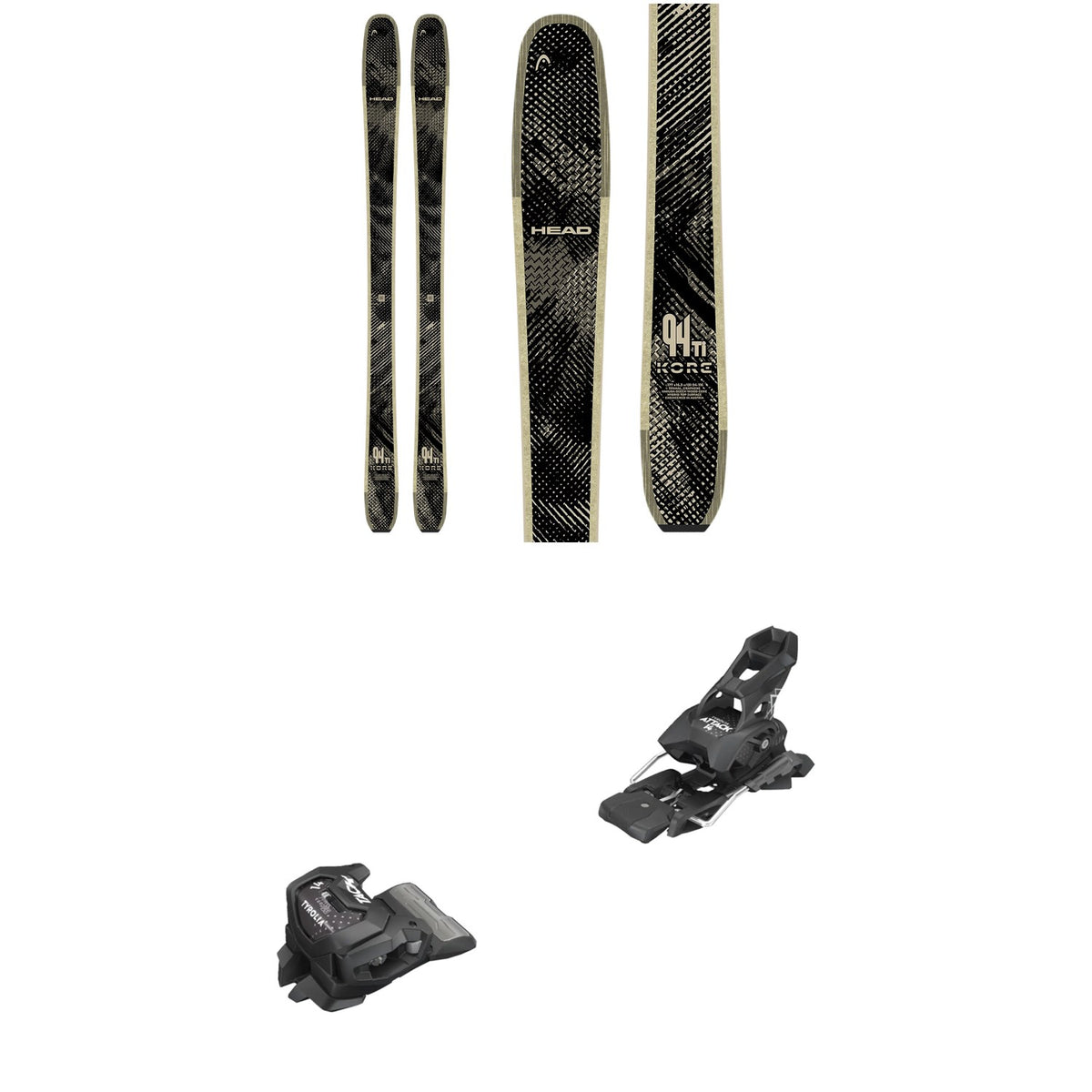 Head Kore 94 Ti Skis + Tyrolia Attack 14 GW Ski Bindings 2027