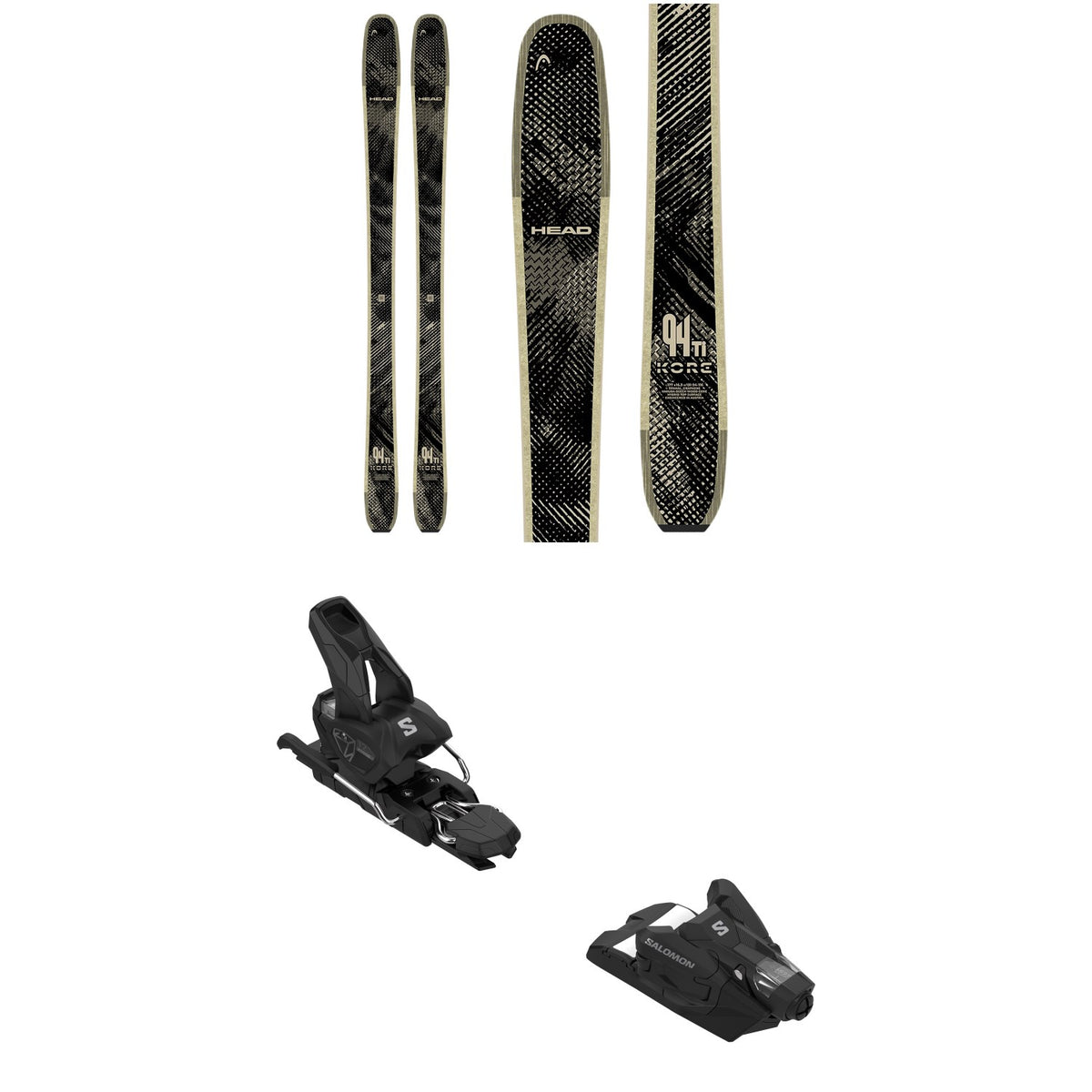Head Kore 94 Ti Skis + Salomon Strive 12 GW Ski Bindings 2027