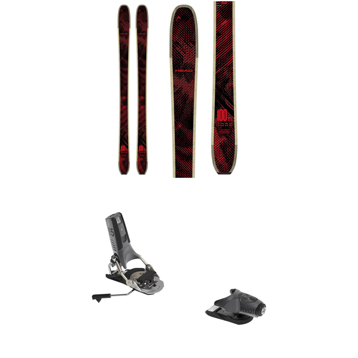 Head Kore 100 Ti Skis + Look Pivot 2.0 15 GW Ski Bindings 2027