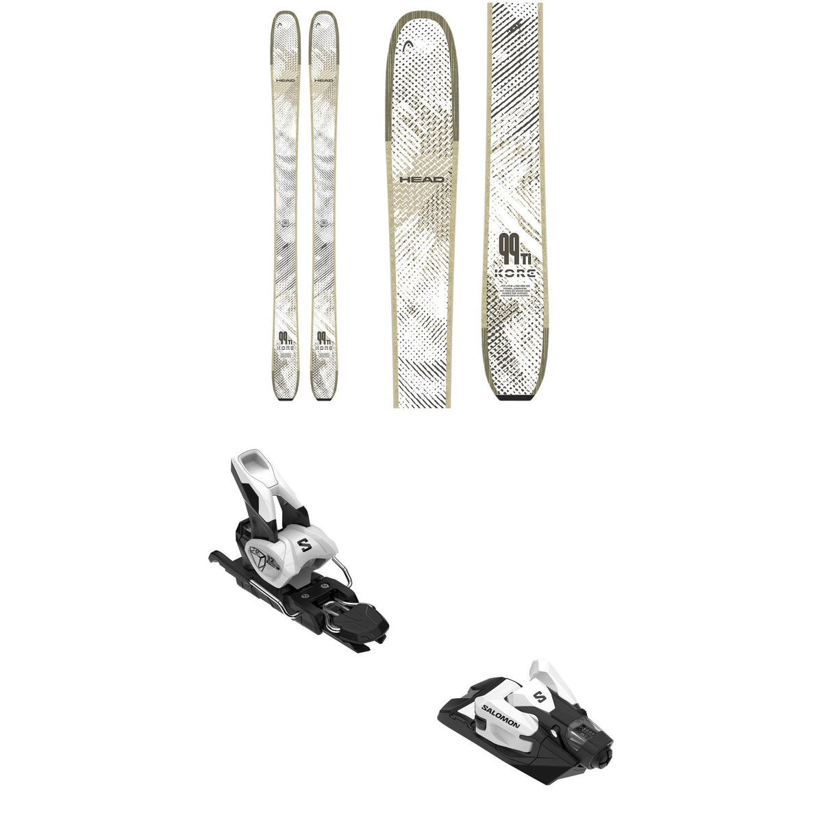 Head Kore 99 Ti W Skis - Women's + Salomon Strive 12 GW Ski Bindings 2027