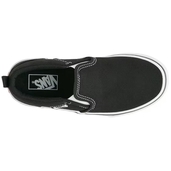 Vans Classic Slip-on Shoes (Ages 4-12) - Kids' Black/True White