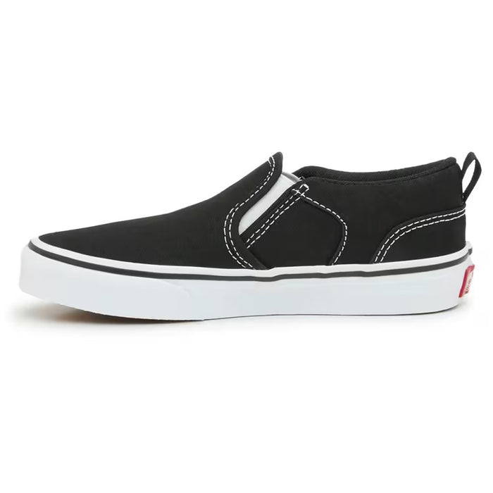 Vans Classic Slip-on Shoes (Ages 4-12) - Kids' Black/True White