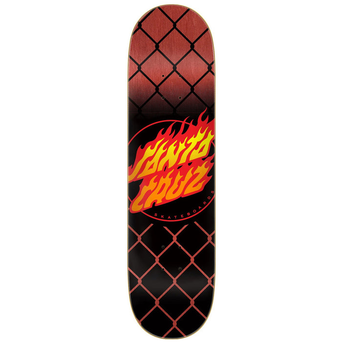 Santa Cruz Skateboards Flame Dot Chain 8.25 Skateboard Deck