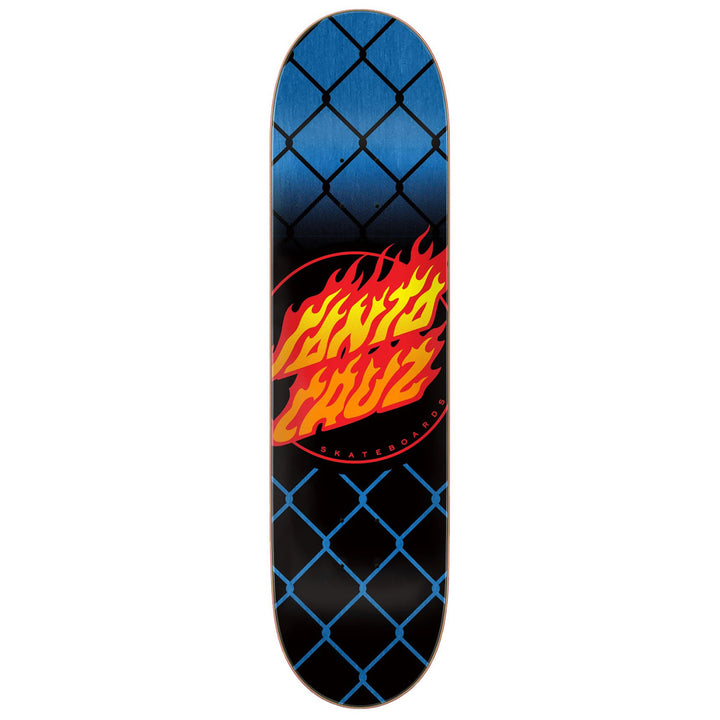 Santa Cruz Skateboards Flame Dot Chain 8.0 Skateboard Deck