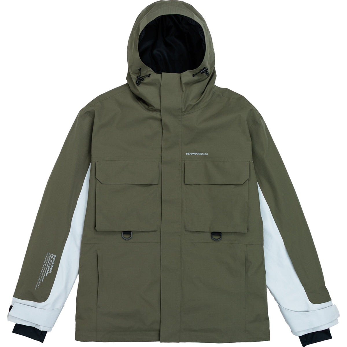 Beyond Medals Cargo 2L Ripstop Jacket - Men's D.Green
