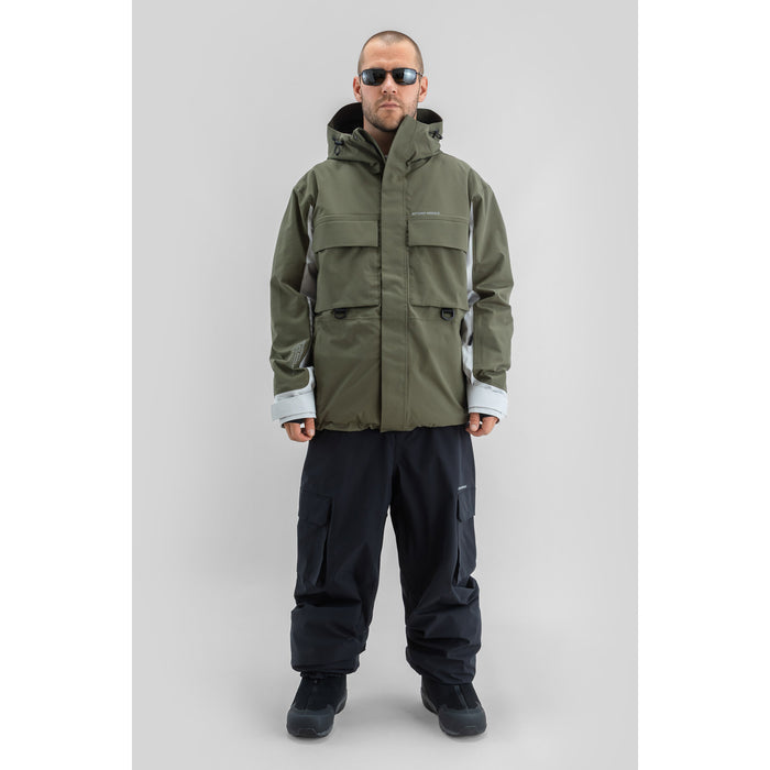 Beyond Medals Cargo 2L Ripstop Jacket - Men's D.Green
