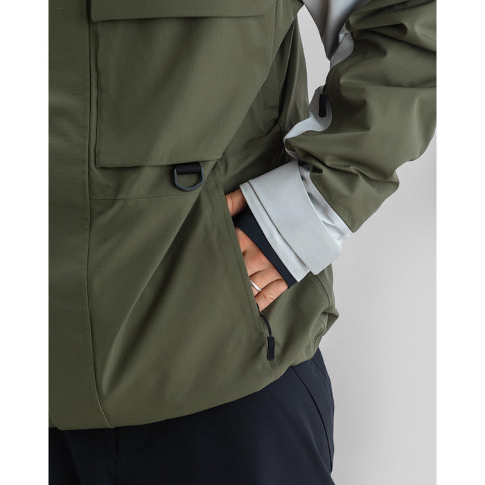 Beyond Medals Cargo 2L Ripstop Jacket - Men's D.Green