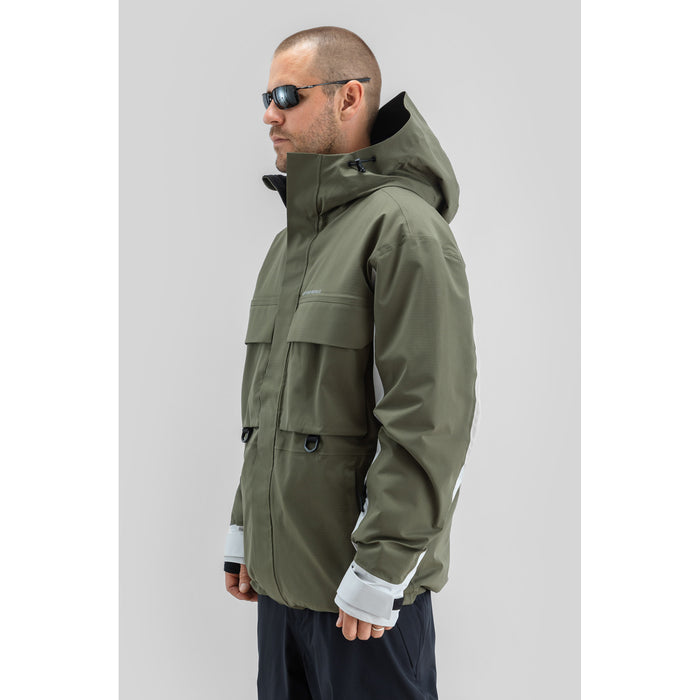 Beyond Medals Cargo 2L Ripstop Jacket - Men's D.Green
