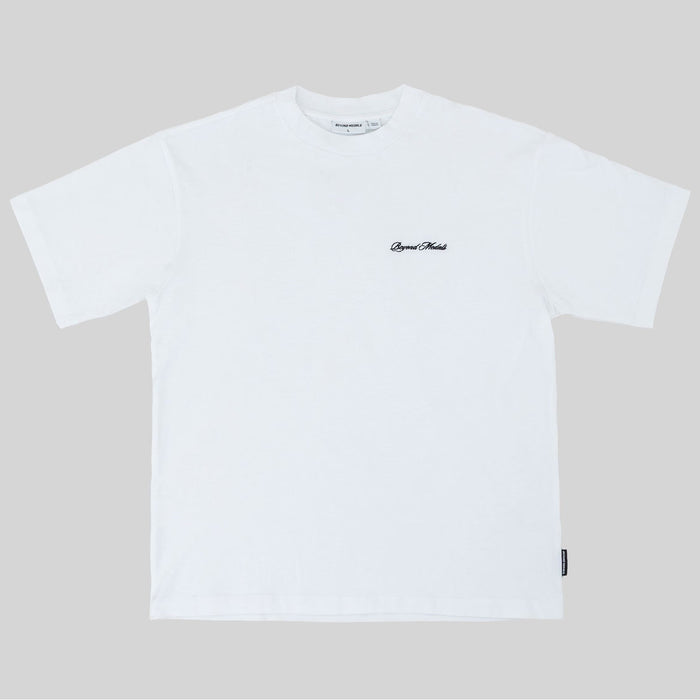 Beyond Medals Script T-Shirt - Men's White