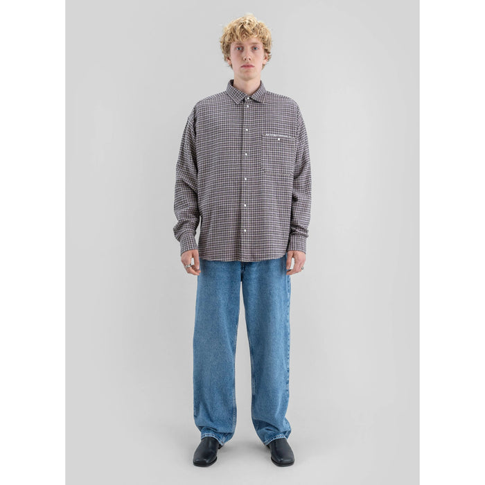 Beyond Medals Checkered Shirt - Men's Lt.Beige