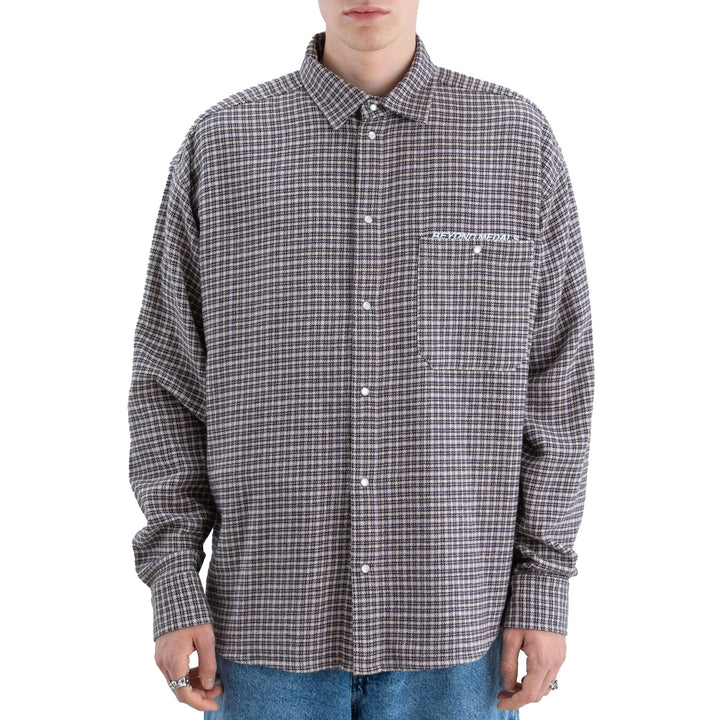 Beyond Medals Checkered Shirt - Men's Lt.Beige