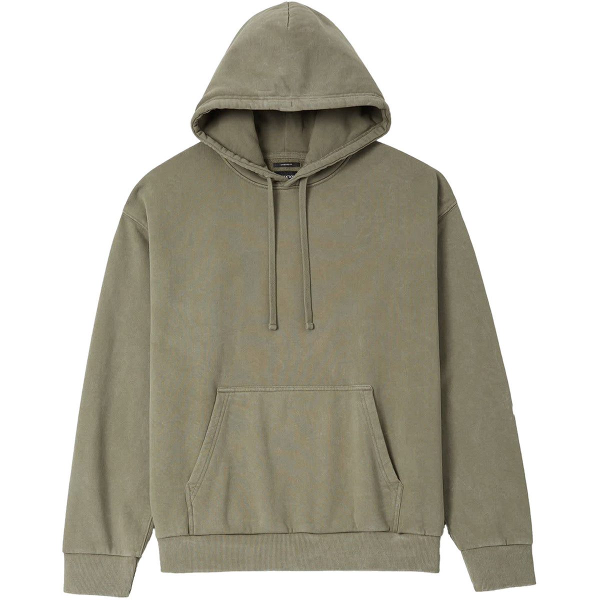 Brixton Brixton Baseline Hoodie Fleece - Men's Olive Surplus Vintage Wash