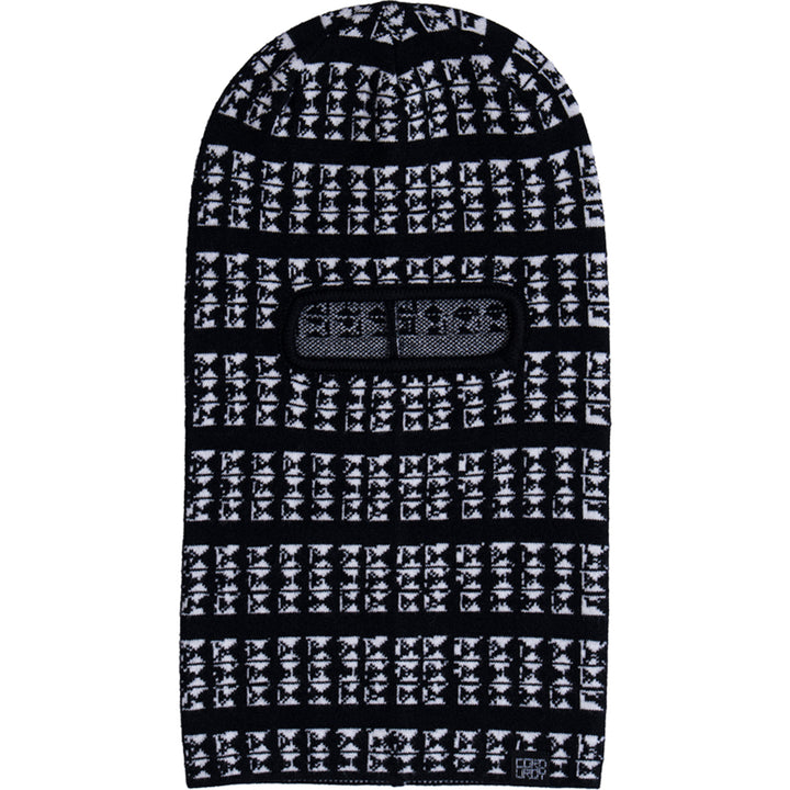 Corduroy Studs Mask Black