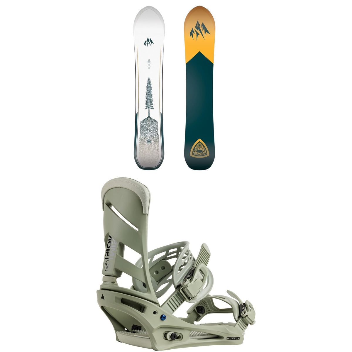 Jones Frontier 2.0 Snowboard + Burton Mission Snowboard Bindings 2026