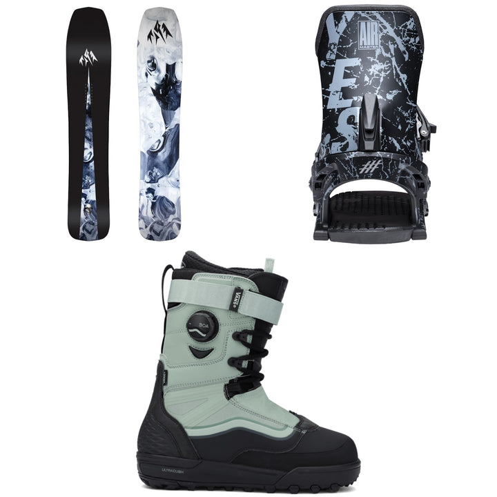 Jones Mind Expander Snowboard + Yes. Airmaster Snowboard Bindings + Vans Infuse Snowboard Boots 2026