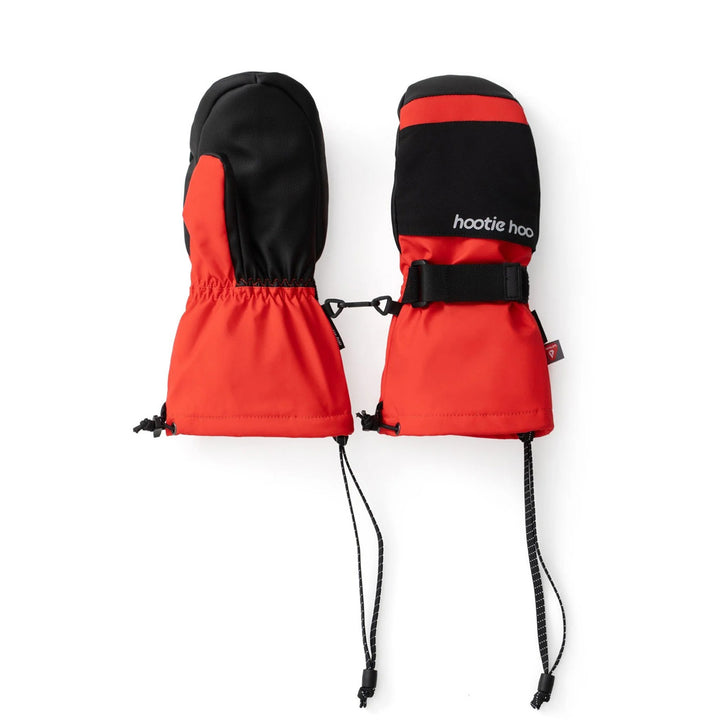 Hootie Hoo Bearclaw Mittens - Kids' True Red/Raven Black