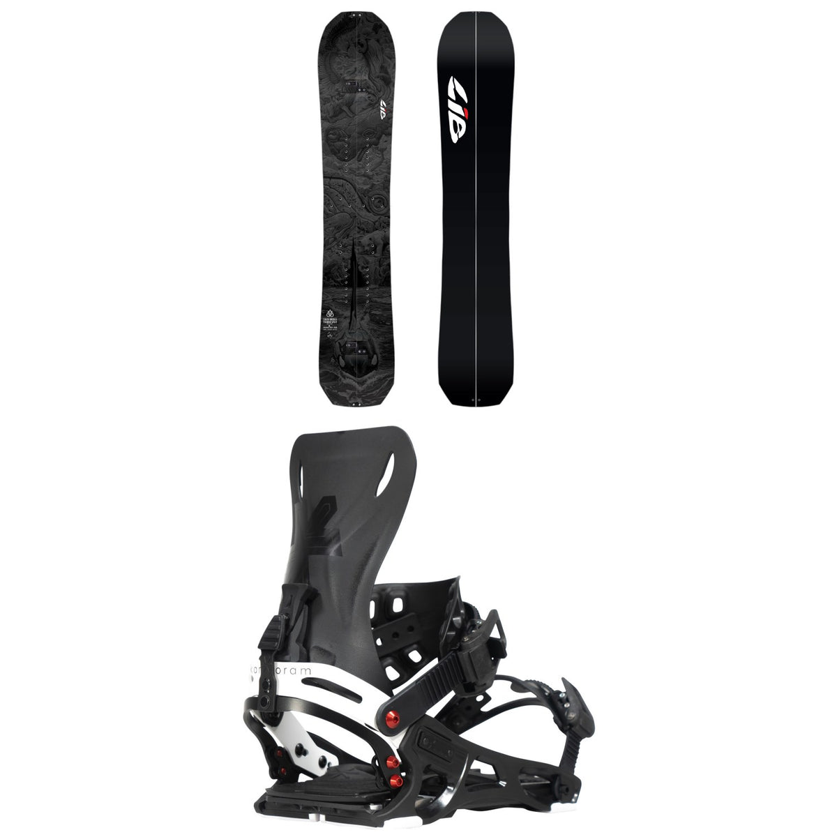 Lib Tech Orca Techno Splitboard + Karakoram Ultra Ranger + Split Interface Splitboard Bindings 2027
