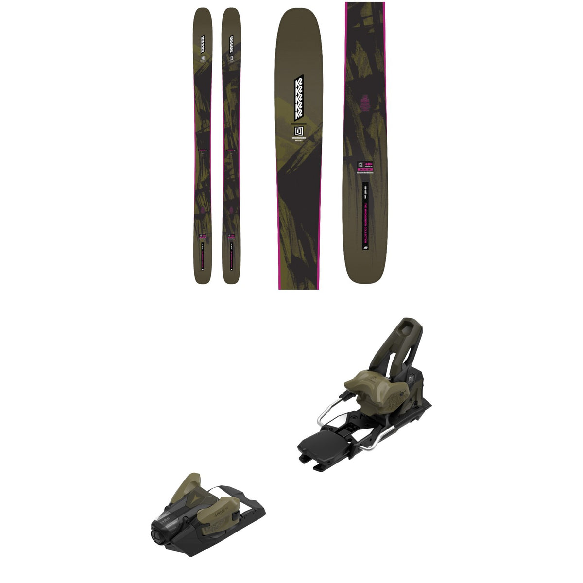 K2 Mindbender 111 Skis + Atomic Strive 14 GW Ski Bindings 2027