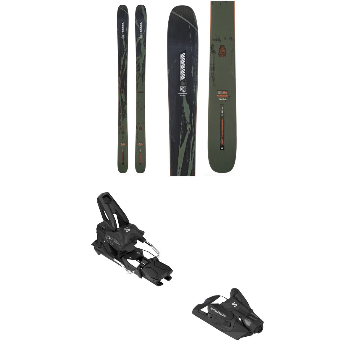 K2 Mindbender 101 Skis + Salomon Strive 14 GW Ski Bindings 2027