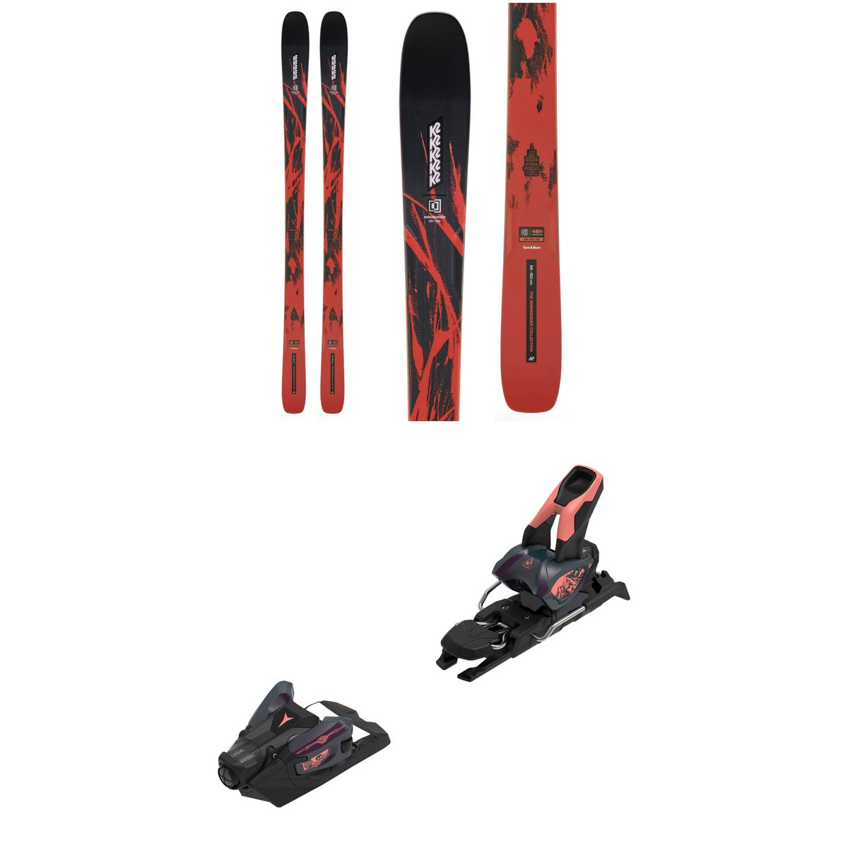 K2 Mindbender 88 Skis 2027 + Atomic Strive 12 GW Ski Bindings