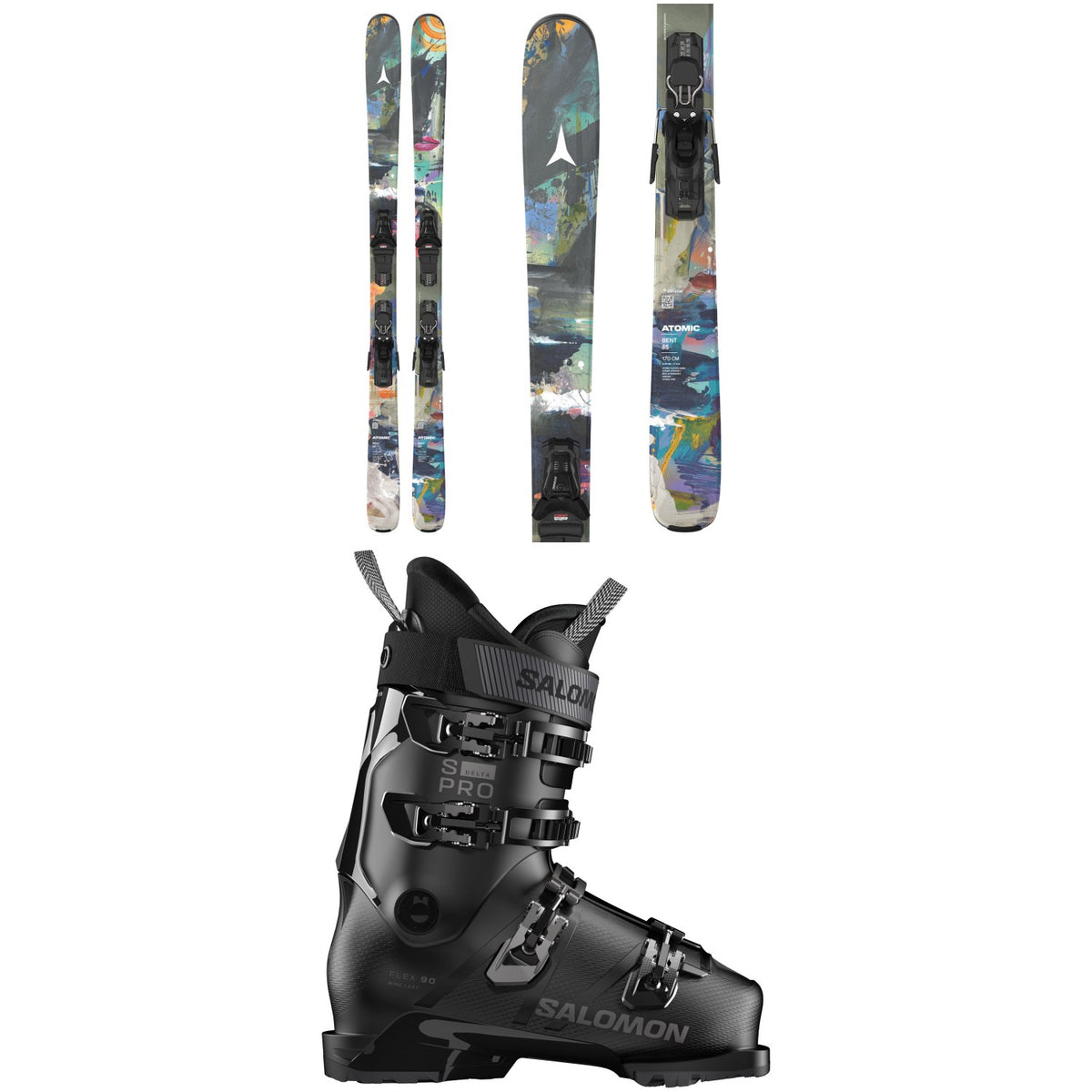Atomic Bent 85 Skis + M10 GW Bindings + Salomon S/Pro Delta 90 Ski Boots 2027