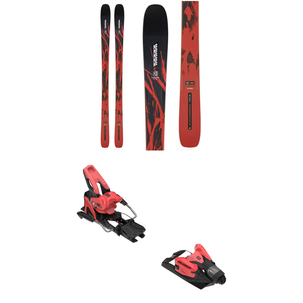 K2 Mindbender 88 Skis + Salomon Strive 14 GW Ski Bindings 2027
