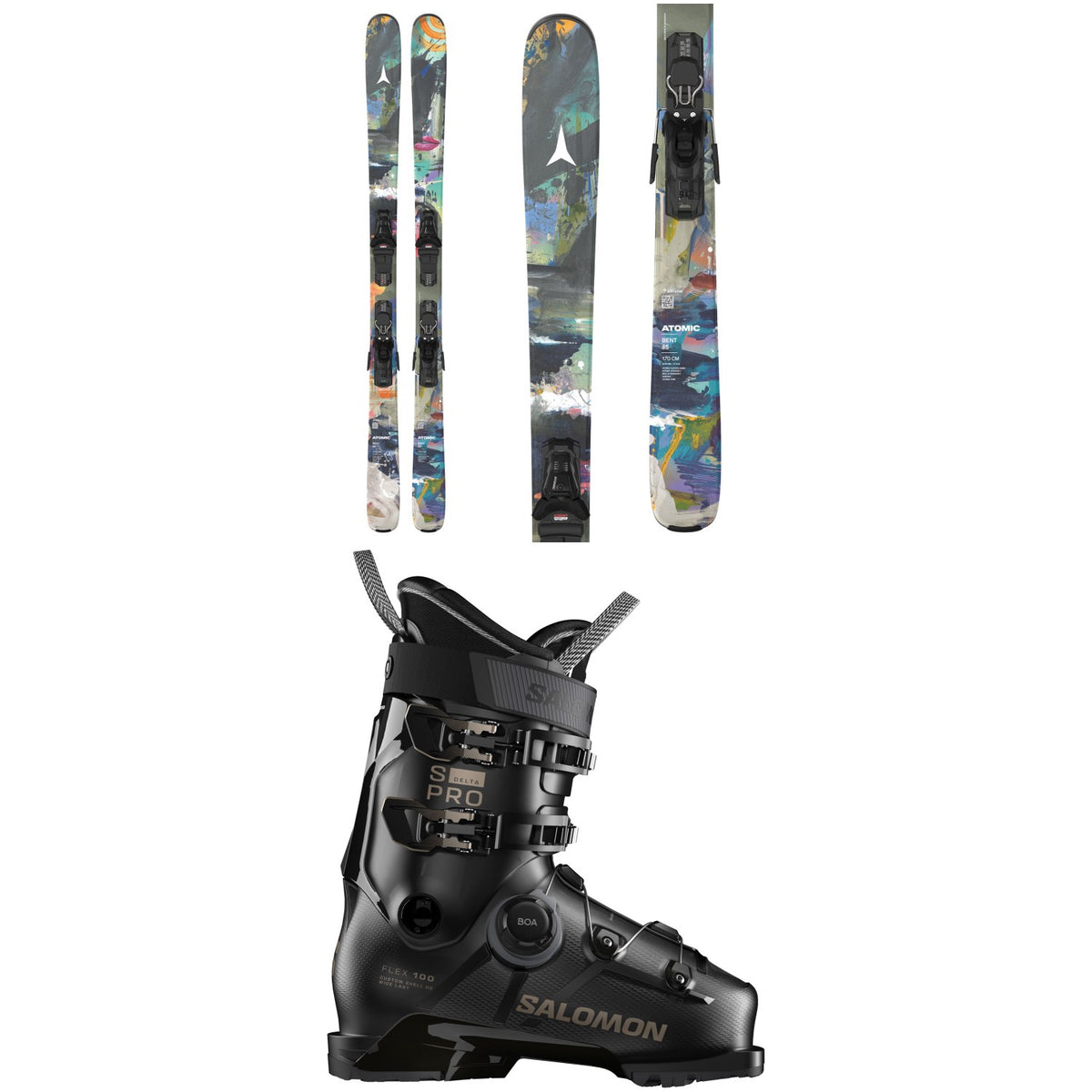 Atomic Bent 85 Skis + M10 GW Bindings + Salomon S/Pro Delta BOA 100 Ski Boots 2027