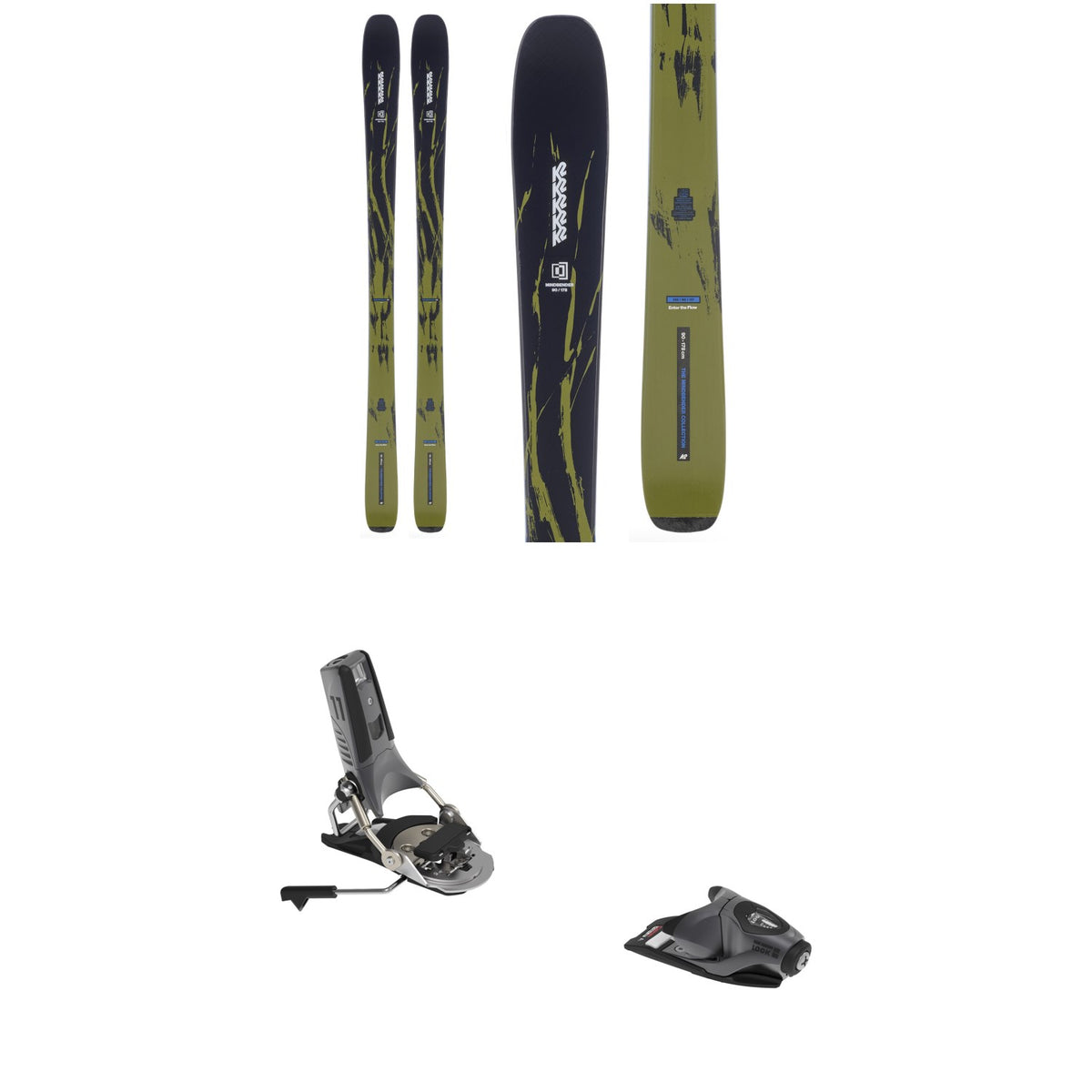 K2 Mindbender 90 Skis + Look Pivot 2.0 11 GW Ski Bindings 2027
