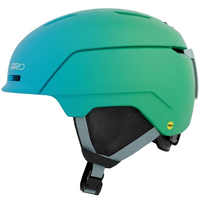 Giro Neo MIPS Jr. II Round Fit Helmet - Kids' Matte Blue Jewel/Green Swirl