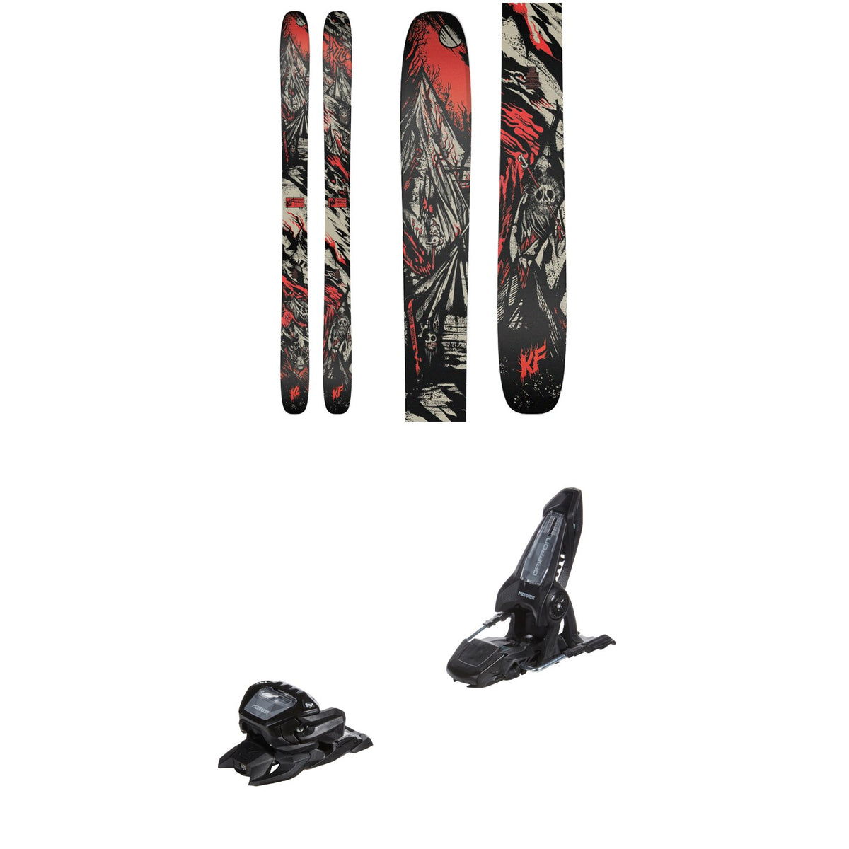 K2 Reckoner KF Skis 2027 + Marker Griffon 13 ID Ski Bindings