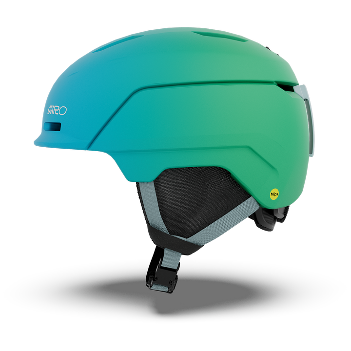 Giro Neo MIPS Jr II Helmet - Kids' Matte Blue Jewel/Green Swirl