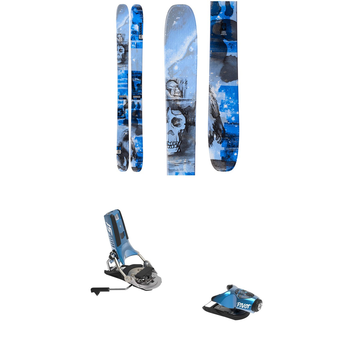 K2 Reckoner 124 Skis + Look Pivot 2.0 15 GW Ski Bindings 2027