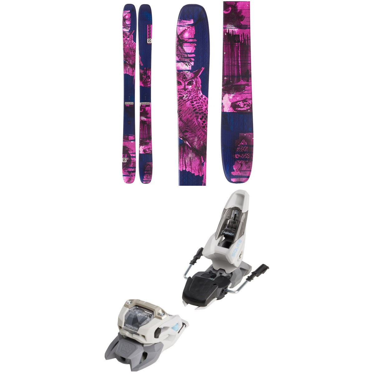 K2 Reckoner 110 W Skis - Women's 2027 + Marker Squire 11 Ski Bindings