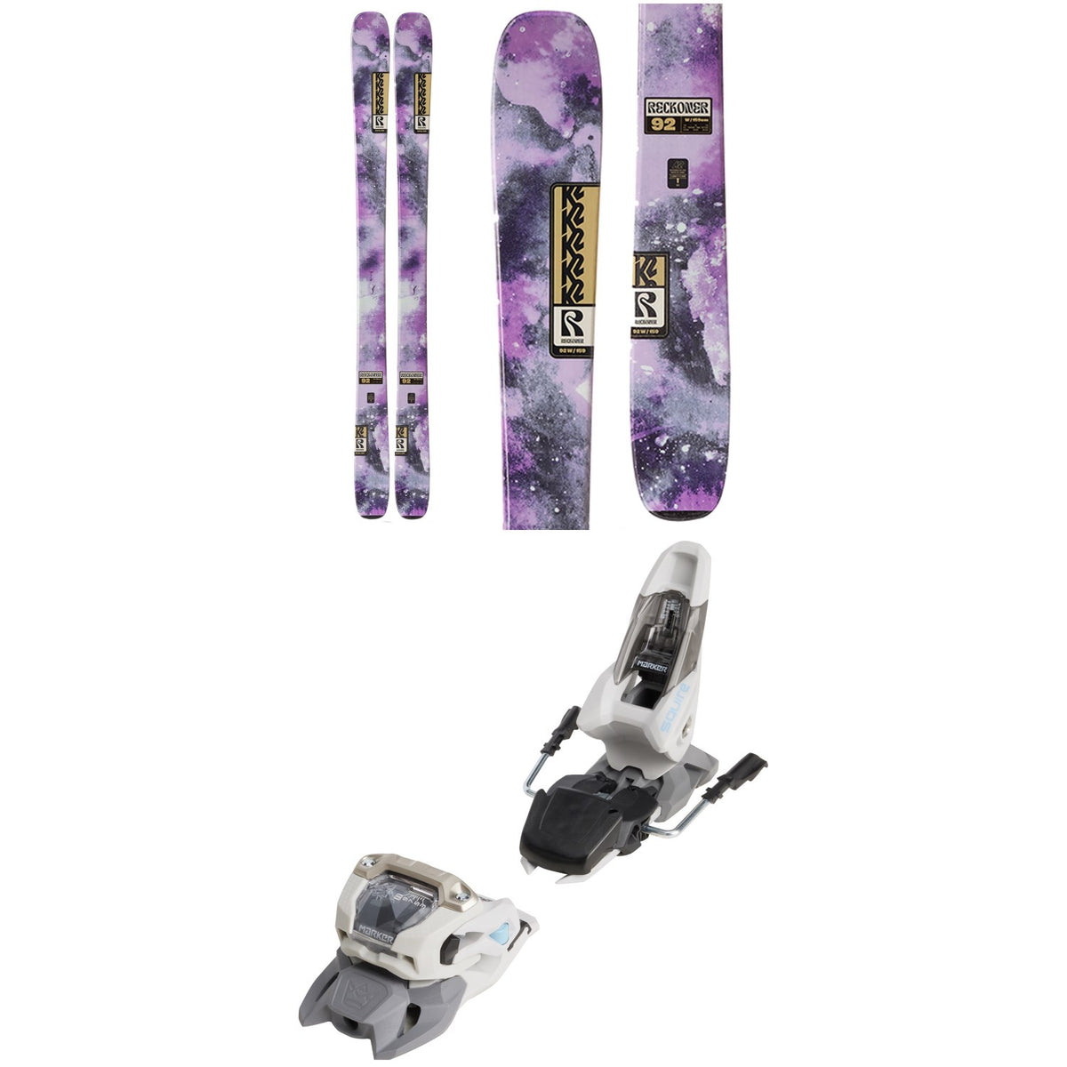 K2 Reckoner 92 W Skis - Women's 2027 + Marker Squire 11 Ski Bindings