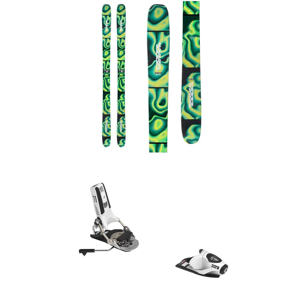 K2 Omen 85 Skis + Look Pivot 2.0 11 GW Ski Bindings 2027