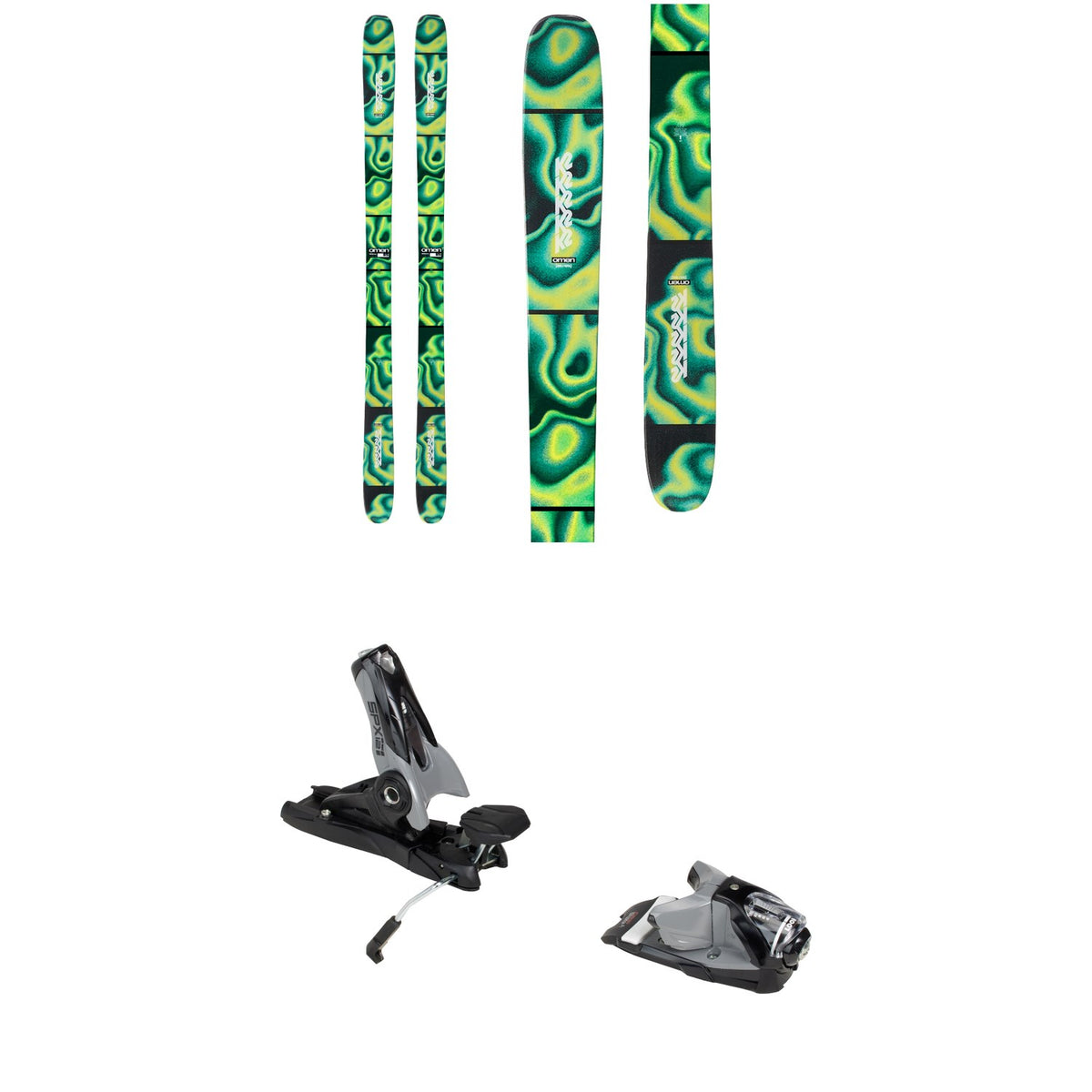 K2 Omen 85 Skis 2027 + Look SPX 12 GW Pro Ski Bindings