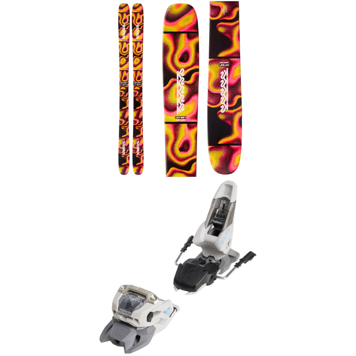 K2 Omen 85 W Skis - Women's 2027 + Marker Squire 11 Ski Bindings