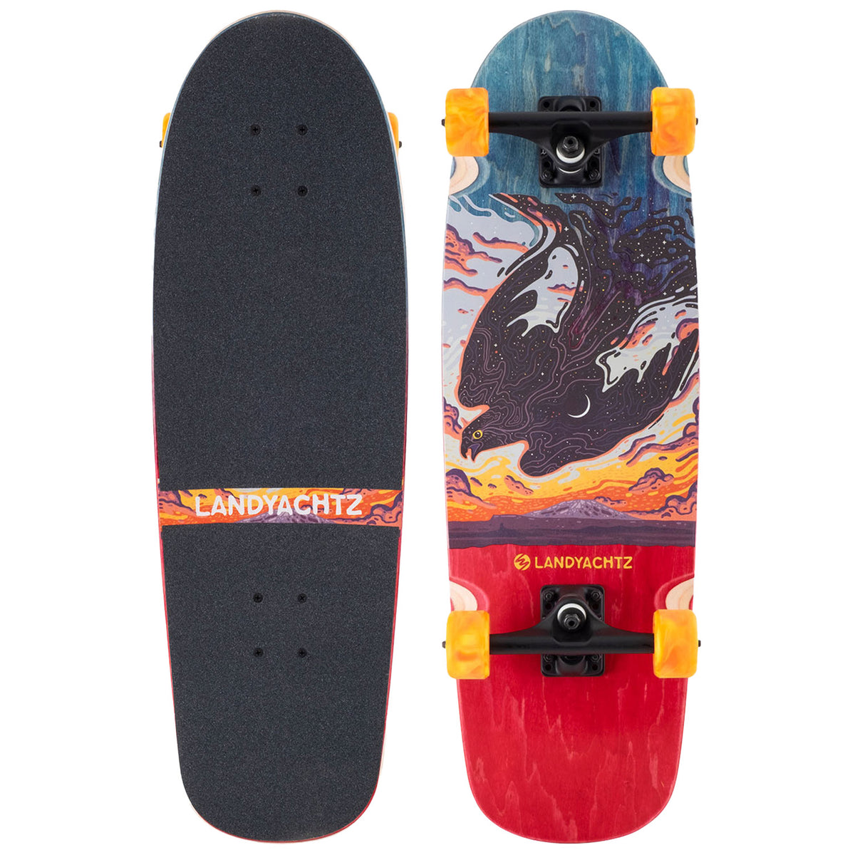 Landyachtz Tugboat Nightfall Cruiser Skateboard Complete