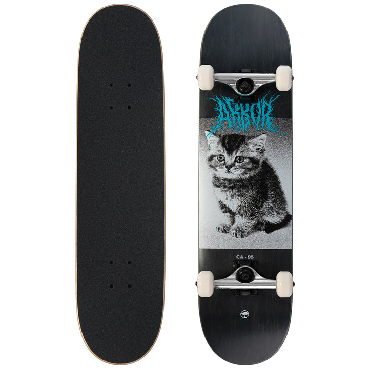 Arbor Revert Kitten Black 8.0 Skateboard Complete